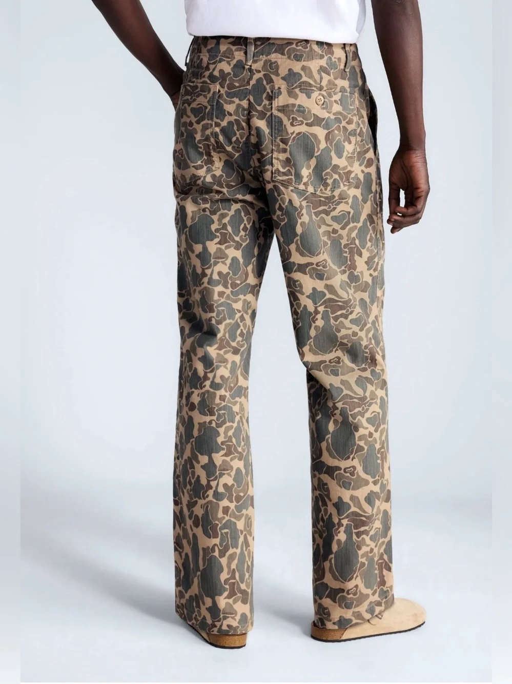 Free Assembly Men’s Cotton Camo Utility Pants